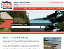 Tablet Screenshot of hearthandhomerealty.com